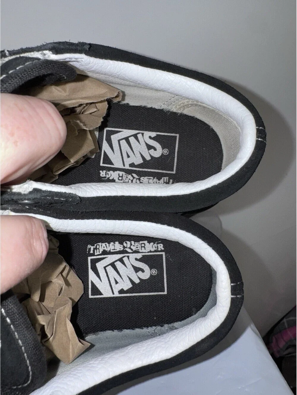 Vans x Travis Barker Mens Size 4.5 Womens 6 Black Dues Paid Skate Old Skool
